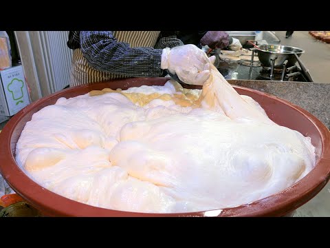 Видео: Удивительные корейские сладкие блинчики / Коллекция видеороликов о корейской еде -Korean Street Food