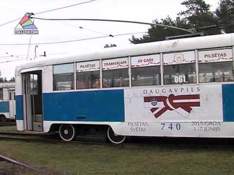 Видео: 740-летию Даугавпилса посвящается: трамвайное сообщение в Даугавпилсе
