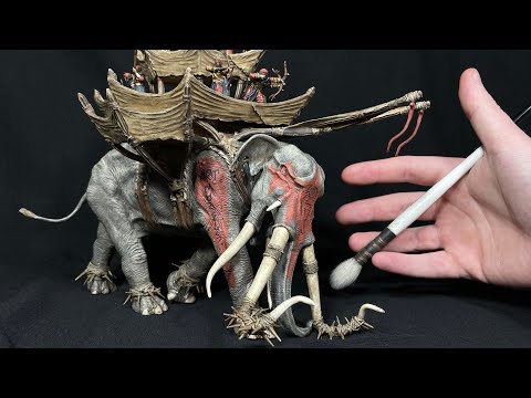 Видео: ПОКРАСКА МИНИАТЮРЫ - СЛОН из ВЛАСТЕЛИН КОЛЕЦ для ДИОРАМЫ. Mumakil of Harad.