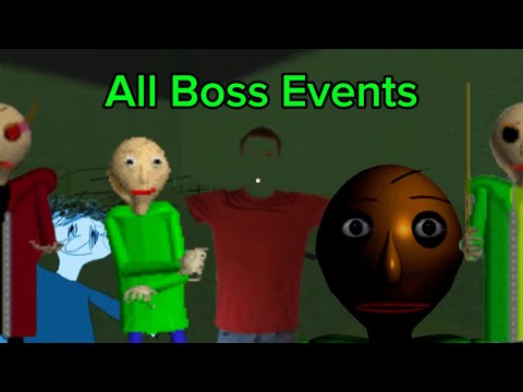 Видео: Baldi’s Nextbots — все события с боссами (обновлено)