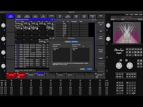 Видео: Chamsys MagicQ Немного о Midi Часть 1