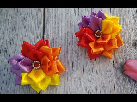 Видео: Бантики для маленьких модниц Likee  / Bow tutorial / Kanzashi