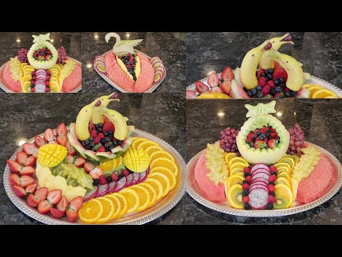 Видео: Идеи фруктовых тарелок №9 | Как нарезать и использовать питахайю