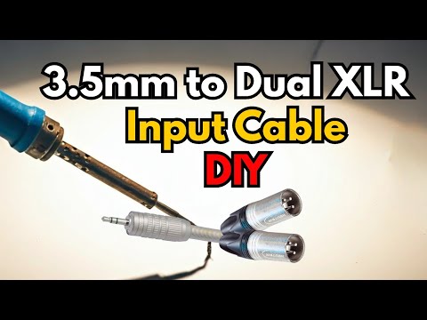 Видео: Как сделать кабель 3,5 мм стерео на XLR | Переходник с 3,5 мм на XLR