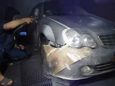 Видео: рихтовка, подготовка и покраска за смену geely ck