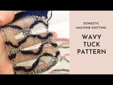 Видео: Машинное вязание – ручной заправочный шов