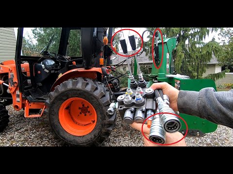 Видео: Добавление задней выносной гидравлики к трактору с кабиной