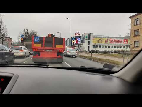 Видео: Рига, Кенгарагс. Бывшая Московская улица, ныне Латгалес. Riga, former Moskovskaya street.