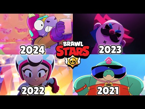 Видео: ✅ВСЕ АНИМАЦИИ BRAWL STARS 2017- ИЮЛЬ 2024 100 тыс.подписок? ✅