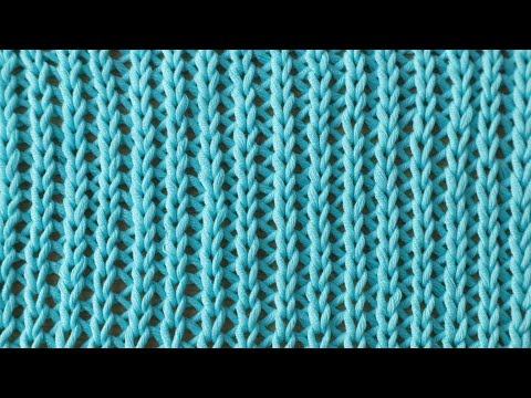 Видео: 😍 Ажурный узор для летних топов. Вязание спицами