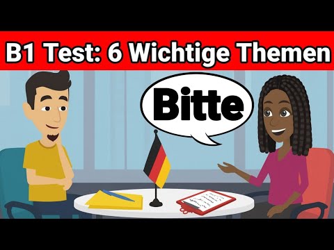 Видео: Устный экзамен по немецкому языку B1 | Совместное планирование/Диалог | 6 важных тем | Устная речь