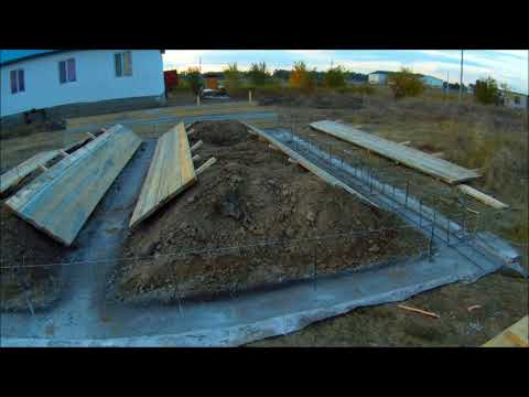 Видео: МПС Алматы. Опалубка под фундамент. 05.10.2017.