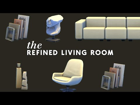 Видео: Обзор комплекта «Изысканная гостиная» | Sims 4