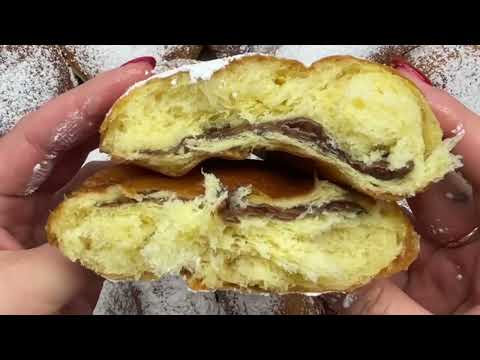 Видео: Неймовірно пухкі ВЕЛИКІ ПАМПУХИ З ШОКОЛАДОМ! Пампухи по - панськи! Рецепт смачних пампухів👌