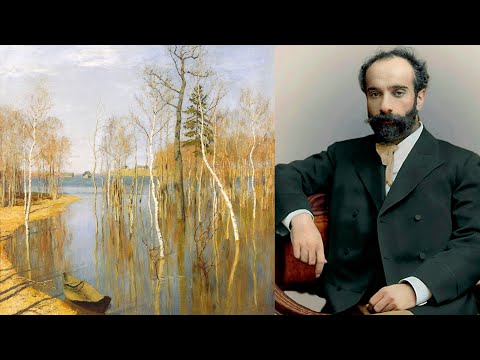 Видео: Исаак Левитан. "Весна. Большая вода". Истории на холсте-25. Авторский проект Марго Леоновой