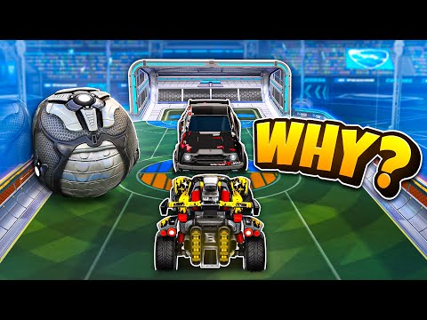 Видео: Плюсы против САМОЙ МАЛЕНЬКОЙ карты в Rocket League