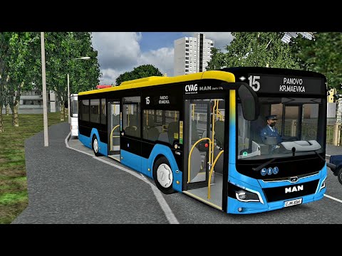 Видео: Кострома🇷🇺 Автобус MAN Stadtbus New Lion's City - Add On - OMSI 2