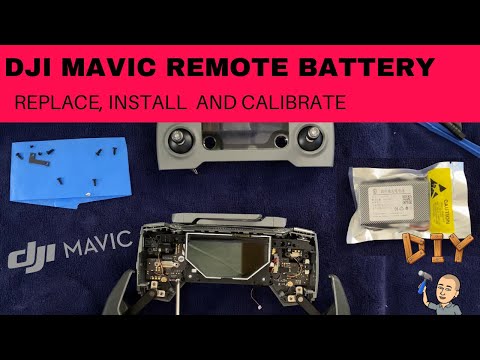 Видео: Замена батареи пульта дистанционного управления DJI Mavic (простой способ!) Mavic 1, 2, Pro и Zoom