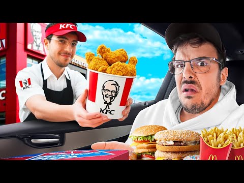 Видео: Заказ ТОЛЬКО того, что заказал человек впереди… (авто-рулетка)