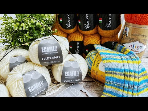 Видео: Получила посылку с пряже  и сразу ГОТОВАЯ РАБОТА, связала на одном дыхании. Вязание спицами.