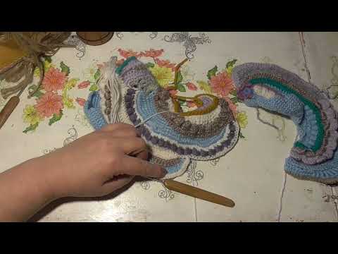 Видео: Фриформ вяжем вместе часть 5.