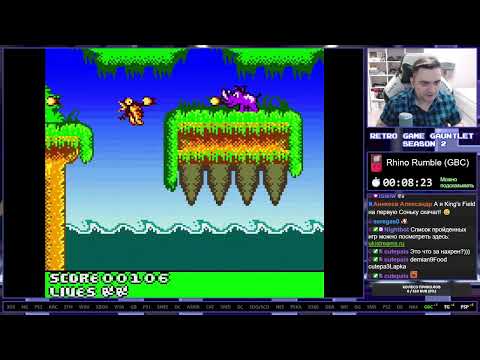 Видео: Rhino Rumble Game Boy Color Longplay Прохождение