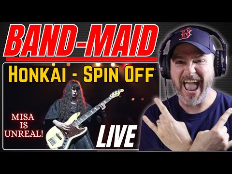 Видео: Впервые слышу BAND-MAID – «Honkai» (спин-офф) | Бас MISA просто невероятный!