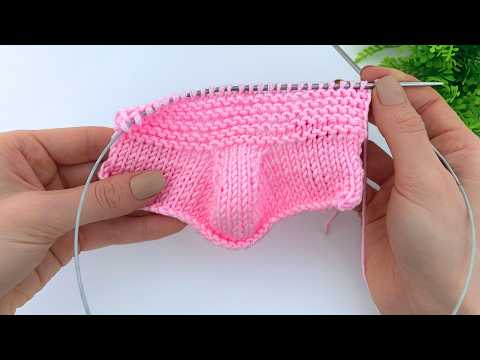 Видео: Миниатюрные ножки, максимум стиля! Легко вязать тапочки.