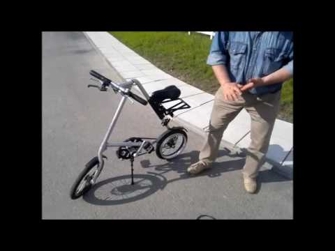 Видео: Мотовелосипед Комета с 4 тактным мотором Макита