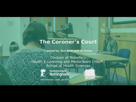 Видео: Коронерский суд: учебный ресурс для акушерок