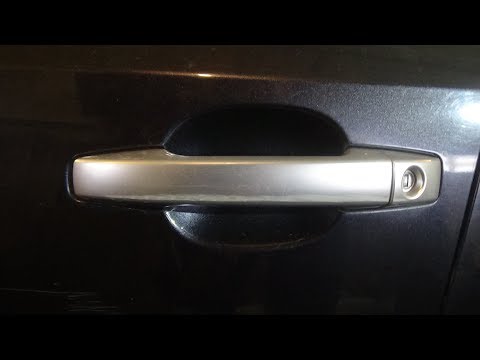 Видео: Как снять наружные ручки передней и задней двери. Subaru Forester III.