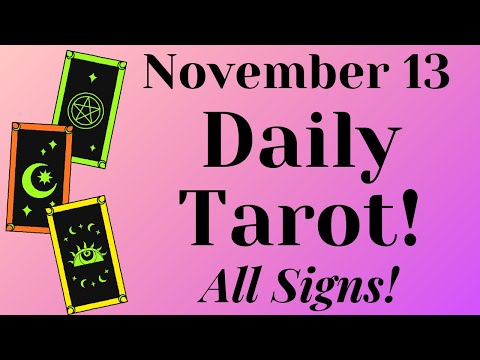 Видео: Таро от 13 ноября 🦋🦋🦋 Последний инструмент, который вам был нужен, уже здесь! Все признаки...
