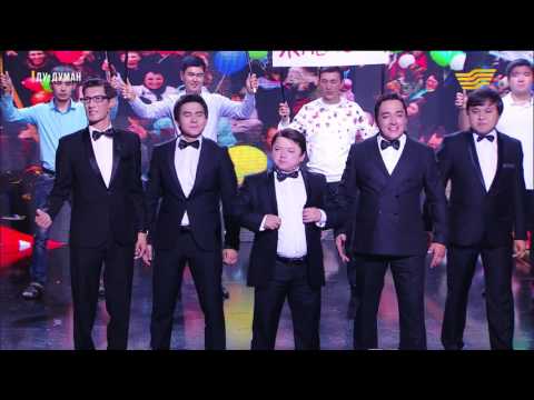 Видео: «Нысана» театры. Еркектер алға! Сұлу көрсем, тоқал алғым кеп тұрад