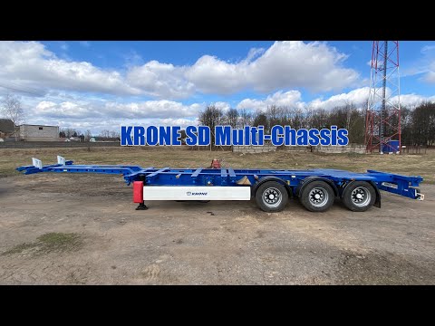 Видео: Обзор самого лучшего контейнеровоза KRONE SD Мульти Шасси Multi-Chassis