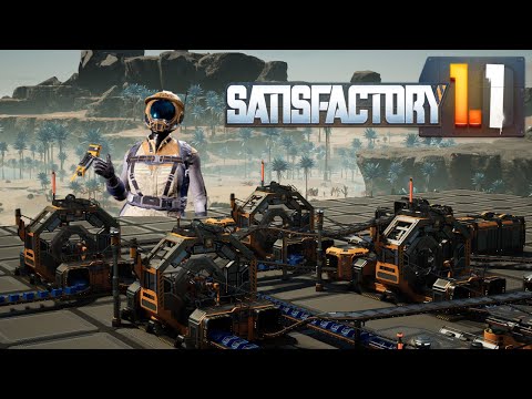 Видео: Вьём конвейерные косы. Прохождение Satisfactory. Серия 3