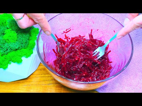 Видео: Всего 2 Ингредиента! Съедят за минуту! Необыкновенно простой и вкусный Салат из обычной СВЕКЛЫ!