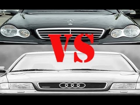 Видео: A4 b5 vs w203. Audi против Mercedes. Такие разные , но такие одинаковые!