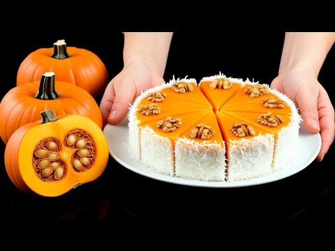 Видео: ЗНАМЕНИТЫЙ тыквенный десерт! Лучший итальянский десерт БЕЗ ДУХОВКИ, который я когда-либо пробовал!