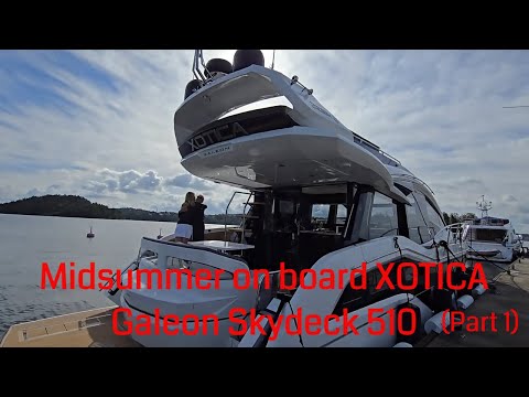 Видео: Середина лета на борту Galeon 510 Sky, направляющегося в ТРОСА