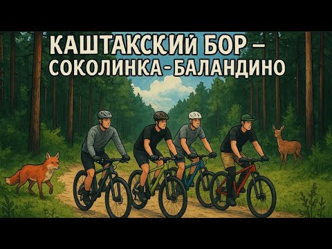 Видео: Каштакский бор - Соколинка - Баландино (Велопокатушка)