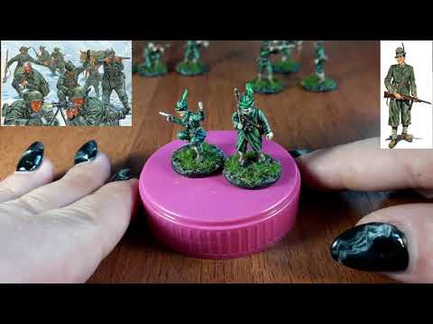Видео: Обзор Итальянские горные егеря 1/72