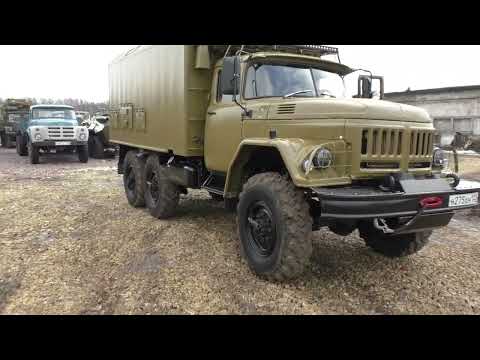 Видео: ЗИЛ-131 с кунгом с дизельным двигателем HINO