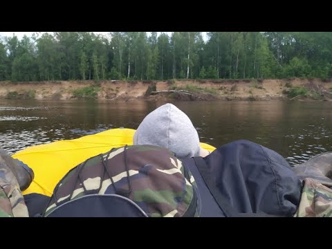 Видео: Короткий сплав по реке Клязьме до её впадения в Оку.Часть 2/Rafting on the Klyazma to the Oka.Part 2