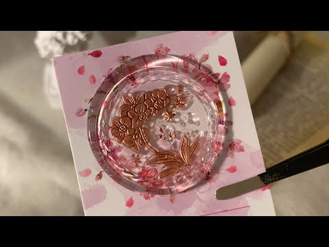 Видео: АСМР | Прозрачный сургуч, видимый внутри