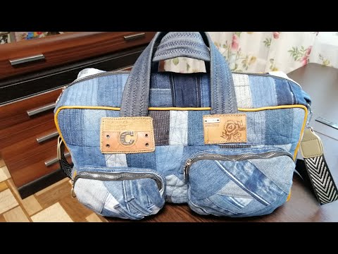 Видео: Спортивная сумка из того, что под руками.