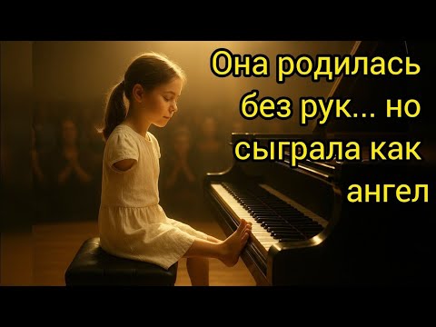 Видео: "Девочка без рук сыграла на пианино и заставила плакать весь зал… История, в которую невозможно 