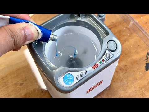 Видео: Можно ли сделать вихрь, если затвердеть смолу в стиральной машине?