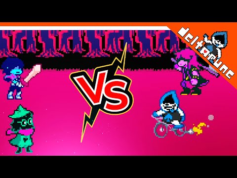 Видео: 🌟 БИТВА ПРОТИВ СЬЮЗИ И ЛАНСЕРА! 🔥 Deltarune Прохождение на русском 2021