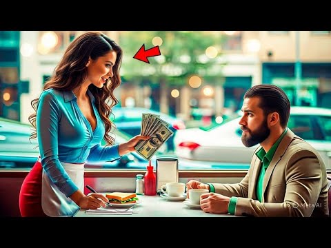 Видео: ☺Он "ЗАБЫЛ" Кошелёк, И Официантка Заплатила За Него Из Зарплаты… Не Подозревая, Что Он Миллионер