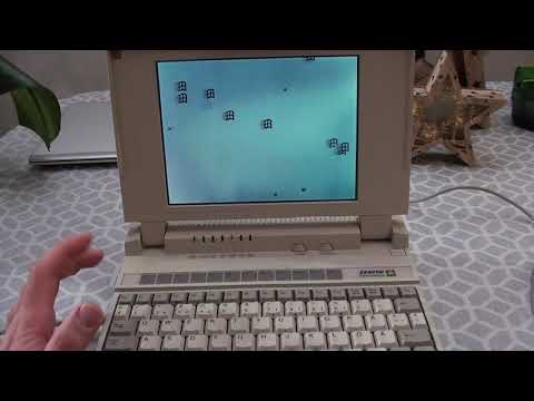 Видео: Zenith MastersPort 386SX - ноутбук начала 90-х